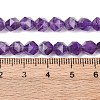 Faceted Natural Amethyst Beads Strands G-K066-09-6mm-4