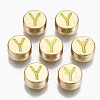 Alloy Enamel Beads X-ENAM-S122-029Y-RS-1