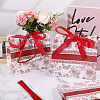 Floral Printed Paper Gift Tote Bags ABAG-WH0044-82D-5