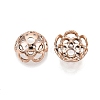 UV Plated ABS Bead Caps OACR-D316-04B-09-1