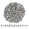 210Pcs 7 Styles Tibetan Style Alloy Bead Cap & Cone FIND-UN0015-64-1