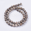 Natural Maifanite/Maifan Stone Beads Strands G-I187-6mm-01-3