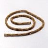 Electroplate Non-magnetic Synthetic Hematite Bead Strands G-F300-48A-F03-2