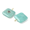 Natural Amazonite Pendants G-H318-02G-05-2