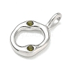 304 Stainless Steel Rhinestone Pendants SA-CBA5B21-01P-2