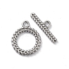304 Stainless Steel Ring Toggle Clasps STAS-A092-09A-P-1
