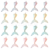 18Pcs Laser Transparent Resin Pendants RESI-FS0001-81-1