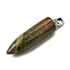Natural Unakite Pointed Pendants G-F820-12G-2