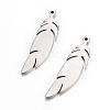 Tarnish Resistant 304 Stainless Steel Pendants STAS-S054-17-1