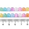 Macaron Color Natural Selenite Beads Strands G-F780-A01-01-4