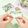 30Pcs 3 Styles Brass Bayonet Clasps KK-YW0004-52-3