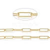 3.28 Feet Soldered Brass Paperclip Chains X-CHC-D025-03G-3