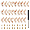 20 Sets Alloy Bag Corner Protectors FIND-OC0013-93-1