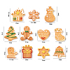 Christmas Theme Resin Decoden Cabochons RESI-CJ0001-06-2