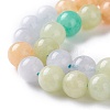 Dyed Natural White Jade Beads Strands G-I299-F08-6mm-3