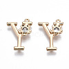 Brass Pendants KK-Q768-001G-Y-1