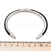 304 Stainless Steel Microfiber Leather Cord Cuff Bangles BJEW-D304-14P-01-3