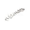 Mother's Day 201 Stainless Steel Connector Charms STAS-F316-38P-2