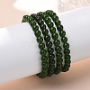 Natural TaiWan Jade Bead Stretch Bracelets X-BJEW-K212-A-019-3