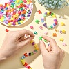 900Pcs 5 Styles Opaque & Transparent Plastic Beads KY-YW0002-26-4