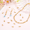 48Pcs 6 Styles Ocean Marine Organism 304 Stainless Steel Links Connector Charms STAS-BBC0010-79-4