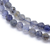 Natural Cordierite/Iolite/Dichroite Beads Strands LS-G-E411-39-3mm-3