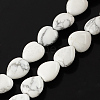 Natural Howlite Bead Strands X-G-R190-21-1