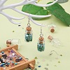 DIY Wish Bottle Pendant Earring Making Kits X-DIY-FS0002-26-6