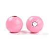 Painted Natural Wood Beads X-WOOD-A018-16mm-13-2