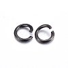 Ion Plating(IP) 304 Stainless Steel Open Jump Rings LS-X-STAS-H467-03B-6MM-2