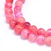 Natural Dyed Jade Beads Strands G-F601-A29-3