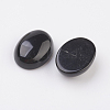 Natural Obsidian Flat Back Cabochons X-G-G741-13x18mm-20-2