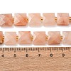 Natural Pink Aventurine Beads Strands G-F839-A09-01-3