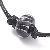 Gemstone Beaded Cord Bracelet BJEW-JB07686-M02-6