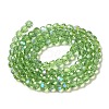 Electroplate Transparent Glass Beads Strands LS-EGLA-A035-T6mm-L09-2