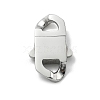 304 Stainless Steel Bayonet Clasps STAS-B082-01E-P-1