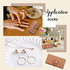 1Pc PU Leather Jewelry Rolls ABAG-CL0001-42-5