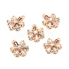 Brass Cubic Zirconia Charms X-KK-Q761-32G-NF-3