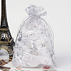 Rose Printed Organza Bags OP-R021-10x15-03-1