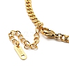 Rhinestone Charms Necklace with Curb Chains NJEW-P229-19G-01-4