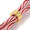 Nylon Cord Silder Bracelets MAK-C003-03G-02-2