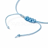 3Pcs 3 Style Plastic Braided Bead Bracelets Set BJEW-B065-10A-5