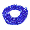 Electroplate Glass Beads Strands EGLA-A034-T4mm-B-3