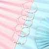 5Pcs 5 Style Natural Rose Quartz & Pearl & Shell Star Beaded Stretch Bracelets Set BJEW-JB09495-01-2