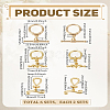 3 Styles Brass Toggle Clasps KK-LP0004-30-2