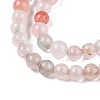 Dyed Natural White Jade Beads Strands G-T140-4mm-A04-4