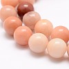 Natural Pink Aventurine Beads Strands X-G-P257-05-6mm-4