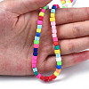 Handmade Polymer Clay Beads Strands X-CLAY-N008-061-10-7