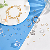 180Pcs 12 Styles Brass Split Rings FIND-PH0020-26-5