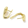 Brass Hoop Earrings EJEW-L211-011A-G-2